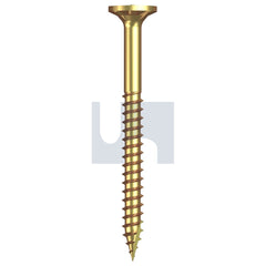 Hobsons - #14-10 x 75 - Yellow Passivate Internal Hex Drive Type 17 Bugle Batten Rib - Zinc | FST9PWYBH1410075