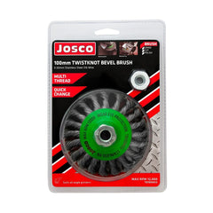 Josco - Brush Bevel TK20 - 100 x 1R x MT 0.50 Stainless 316 | TB100MSS