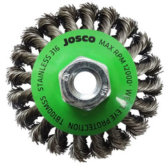 Josco - Brush Bevel TK20 - 100 x 1R x MT 0.50 Stainless 316 | TB100MSS