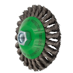 Josco - Brush Bevel TK24 - 115 x 1R x M14 0.50 Stainless 316 | TB1153SS