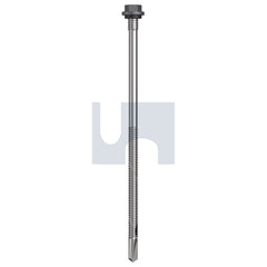 Hobsons - #14-20 X 150 Basalt - Cl4 As3566 S500 Sds Hex + Washer + Xgrip | Qa28-Ba (Pack Of 250)