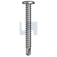 Hobsons - #10-16 x 40 BASALT - CL3 AS3566 PHILLIPS DRIVE METAL SDS WAFER HEAD | Q386-BA (Pack of 1000)