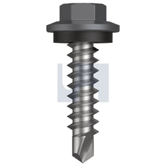 Hobsons - M6.2-11 x 25 Basalt - Cl4 As3566 Vmax Sds Hex + Washer | Qa73-Ba (Pack Of 500)