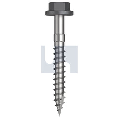 Hobsons - #14-10 x 50 - Basalt - + Scratchguard Type 17 Flanged Hex Head - Class 4 - Qty 1000 | TBAW4FS1410050
