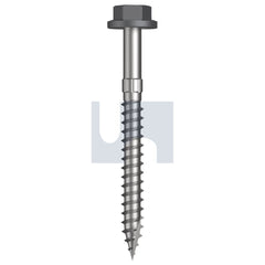 Hobsons - #14-10 x 65 - Basalt - + Scratchguard Type 17 Flanged Hex Head - Class 4 - Qty 500 | TBAW4FS1410065