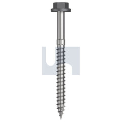 Hobsons - #14-10 x 75 - Basalt - + Scratchguard Type 17 Flanged Hex Head - Class 4 - Qty 500 | TBAW4FS1410075