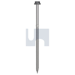 Hobsons - #14-10 x 150 - Basalt - + Scratchguard Type 17 Flanged Hex Head - Class 4 - Qty 250 | TBAW4FS1410150