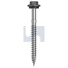 Hobsons - #12-11 x 65 BASALT - CL4 AS3566 + SCRATCHGUARD TYPE 17 HEX HEAD + WASHER | Q613-BA (Pack of 1000)