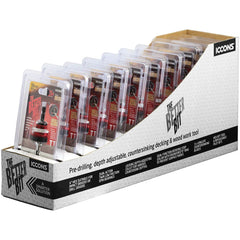 ICCONS® - Adjustable Csk Tool & BIts For 8,10 &12 Gauge Screws | TBB08G-12G 1 pc