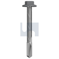 Hobsons - #12-24 x 50 - Bluegum - S500 SDS Flanged Hex Head - Class 4 - Qty 1000 | TBG54FH1224050
