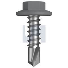 Hobsons - #12-14 x 20 - Bluegum - Metal SDS Flanged Hex Head - Class 4 | TBGM4FH1214020