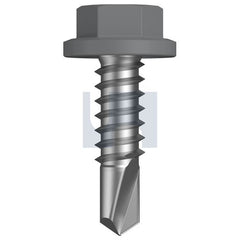 Hobsons - #14-14 x 22 - Bluegum - Metal SDS Flanged Hex Head - Class 4 | TBGM4FH1414022
