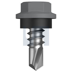 Hobsons - #8-18 x 12 Bluegum -Cl4 As3566 Metal Sds Hex Head + Washer | Q273-Bg (Pack Of 1000)