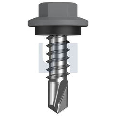 Hobsons - #12-14 x 20 - Bluegum - Metal SDS Hex Head + Washer - Class 4 | TBGM4SH1214020