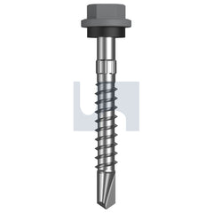 Hobsons - #14-10 x 50 Bluegum -Cl4 As3566 + Scratchguard Metal Sds Hex Head + Washer | Q335-Bg (Pack Of 500)