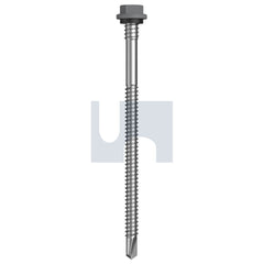 Hobsons - #14-14 X 110 Bluegum -Cl4 As3566 Metal Sds Hex + Washer + Xgrip | Qa20-Bg (Pack Of 250)