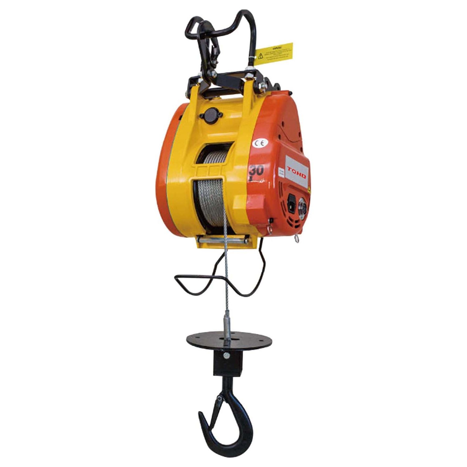 Garrick Herbert - Toho Compact Wire Rope (Builders) Hoists | TBH Rated Capacity - Rated Capacity - Motor - Duty Cycle - Rope Dia - Lifting Speed - Power Supply - Insulation Class - Weight (Kg) - Lift (Mtr)
