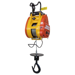 Garrick Herbert - Toho Compact Wire Rope (Builders) Hoists | TBH Rated Capacity - Rated Capacity - Motor - Duty Cycle - Rope Dia - Lifting Speed - Power Supply - Insulation Class - Weight (Kg) - Lift (Mtr)