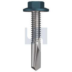 Hobsons - #12-24 x 32 Blue Ridge (Pacific Blue) -Cl4 As3566 S500 Sds Flanged Hex Head | Q480-Br (Pack Of 1000)