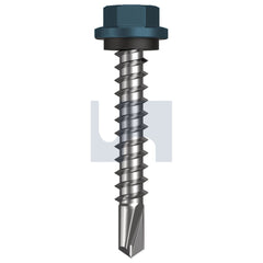 Hobsons - #14-10 x 42 Blue Ridge (Pacific Blue) -Cl4 As3566 Metal Sds Hex Head + Washer | Q330-Br (Pack Of 1000)