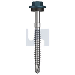 Hobsons - #12-14 x 55 - Blue Ridge (Pacific Blue) - + Scratchguard Metal SDS Hex Head + Washer - Class 4 | TBRM4SS1214055