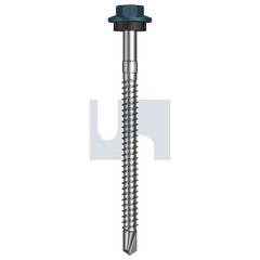 Hobsons - #12-14 x 75 - Blue Ridge (Pacific Blue) - + Scratchguard Metal SDS Hex Head + Washer - Class 4 | TBRM4SS1214075