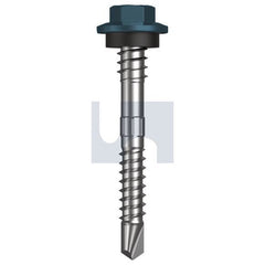 Hobsons - #12-14 x 48 - Blue Ridge (Pacific Blue) - + Scratchguard Metal SDS Hex + Washer + Xgrip - Class 4 | TBRM4XS1214048