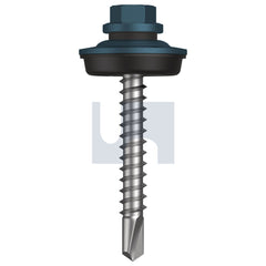 Hobsons - #14-10 x 53 Blue Ridge (Pacific Blue) -Cl4 As3566 Metal Sds Cyclone - Multiseal | Qa35-Br (Pack Of 250)