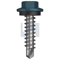 Hobsons - M6.2-13 x 25 Blue Ridge (Pacific Blue) -Cl4 As3566 Vmax Sds Hex + Washer | Qa47-Br (Pack Of 500)