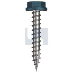 Hobsons - #10-12 x 30 BLUE RIDGE (PACIFIC BLUE) -CL4 AS3566 TYPE 17 FLANGED HEX | Q523-BR (Pack of 1000)
