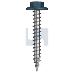 Hobsons - #12-11 x 40 BLUE RIDGE (PACIFIC BLUE) -CL4 AS3566 TYPE 17 FLANGED HEX | Q530-BR (Pack of 1000)
