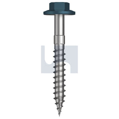 Hobsons - #12-11 x 45 BLUE RIDGE (PACIFIC BLUE) -CL4 AS3566 + SCRATCHGUARD TYPE 17 FLANGED HEX HEAD | Q535-BR (Pack of 1000)
