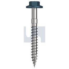 Hobsons - #12-11 x 50 BLUE RIDGE (PACIFIC BLUE) -CL4 AS3566 + SCRATCHGUARD TYPE 17 FLANGED HEX HEAD | Q540-BR (Pack of 1000)
