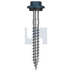 Hobsons - #12-11 x 50 BLUE RIDGE (PACIFIC BLUE) -CL4 AS3566 + SCRATCHGUARD TYPE 17 HEX HEAD + WASHER | Q610-BR (Pack of 1000)