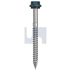 Hobsons - #14-10 x 75 Blue Ridge (Pacific Blue) -Cl4 As3566 + Scratchguard Type 17 Hex Head + Washer | Q635-Br (Pack Of 500)