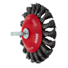 Josco - Brush Bevel TK18 HS 100 x 1R 6.3 Spindle 0.50 | TBS100