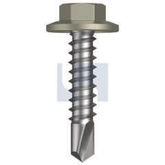 Hobsons - #12-14 x 25 - Bushland - Metal SDS Flanged Hex Head - Class 4 | TBUM4FH1214025