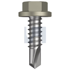 Hobsons - #14-14 x 22 - Bushland - Metal SDS Flanged Hex Head - Class 4 | TBUM4FH1414022