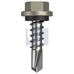 Hobsons - #14-10 x 25 Bushland - Cl4 As3566 Metal Sds Hex Head + Washer | Q327-Bu (Pack Of 1000)