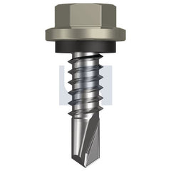 Hobsons - #14-14 x 22 - Bushland - Metal SDS Hex Head + Washer - Class 4 | TBUM4SH1414022