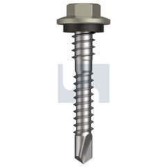 Hobsons - #12-14 x 37 - Bushland - Metal SDS Hex + Washer + Xgrip - Class 4 | TBUM4XH1214037