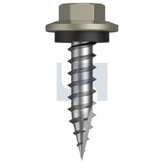 Hobsons - #12-11 x 25 BUSHLAND - CL4 AS3566 TYPE 17 HEX HEAD + WASHER | Q600-BU (Pack of 1000)