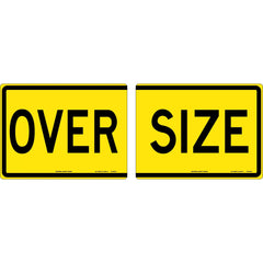 Uniform Safety Signs - 600x450mm - Self Adhesive - Class 2 - 2 pieces - Over Size | TC4022-A