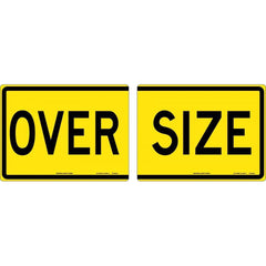 Uniform Safety Signs - 600x450mm - Metal - Class 2 - 2 pieces - Over Size | TC4022-M
