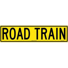 Uniform Safety Signs - 450x225mm - Metal - No Standing Symbol with right arrow | TC413RLSM