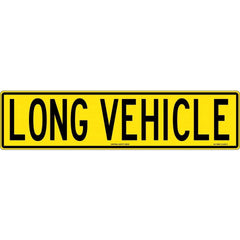 Uniform Safety Signs - 1020x250mm - Metal - Class 2 - Long Vehicle | TC4051-M