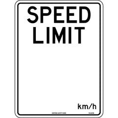 Uniform Safety Signs - 600 x 400mm - Poly - Speed Limit...km | TC417LP