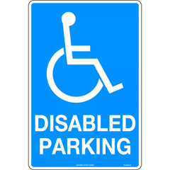 Uniform Safety Signs - 450 x 300mm - Poly - Disabled Parking (With Symbol) | TC420LSP