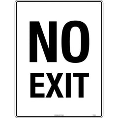 Uniform Safety Signs - 600x400mm - Metal - Class 2 - No Exit | TC432C2