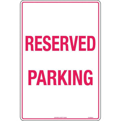 Uniform Safety Signs - 450x300mm - Metal - Reserved Parking | TC456LSM